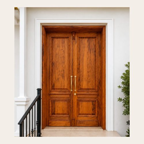 Porta Dupla Peroba Rosa 1,77x2,76 sob encomenda
