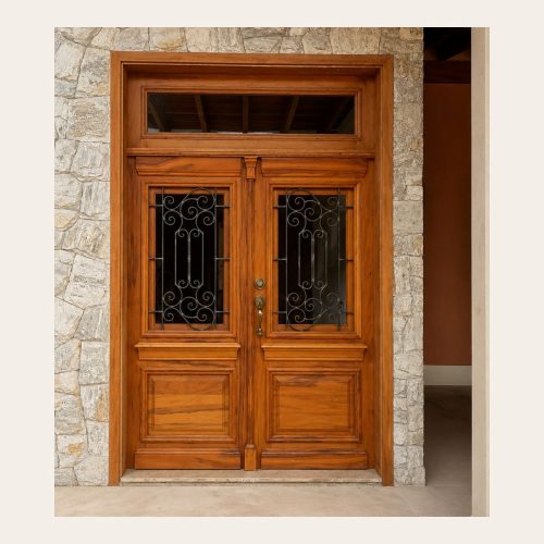 Porta Dupla Peroba Rosa 1,80 x 2,90 m Sob Encomenda